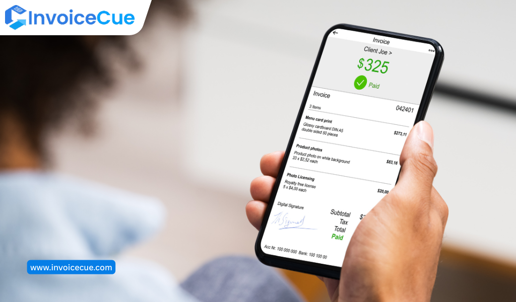 Mobile billing app with multi-user support