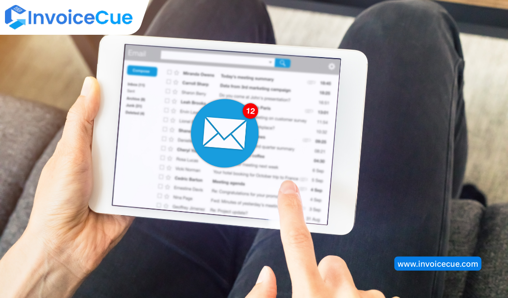 Invoicing app with email notifications