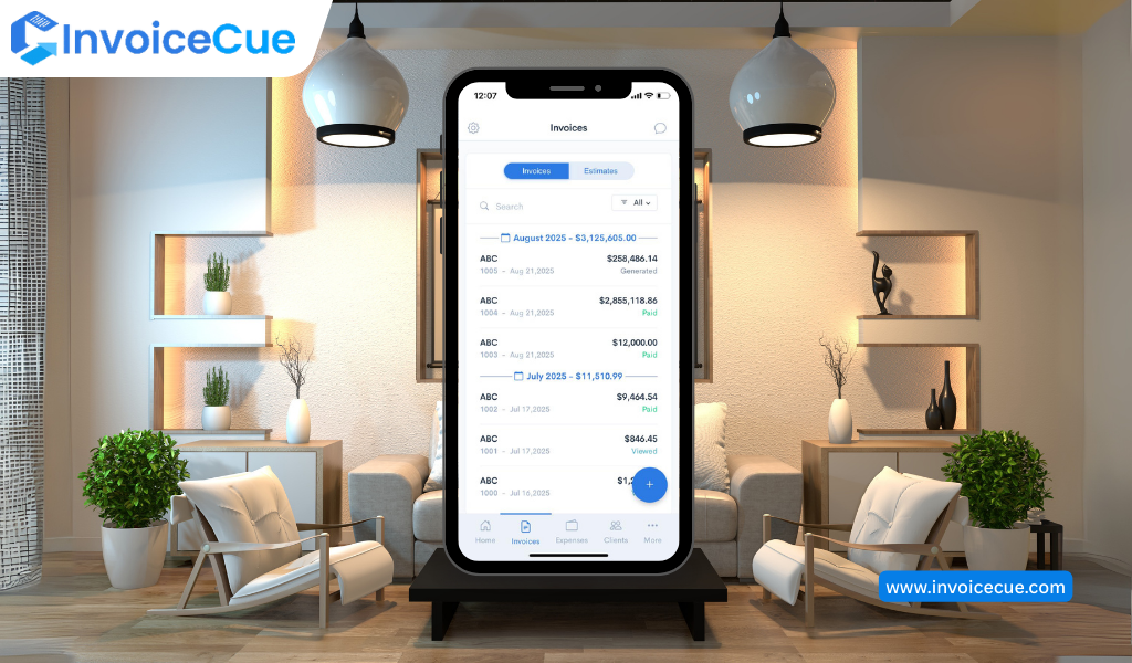 Invoice App for Interior Designers