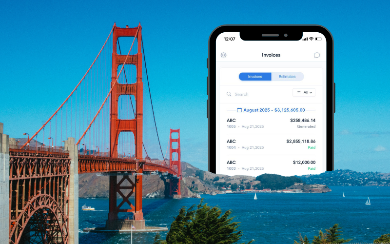 Invoice App in San Francisco
