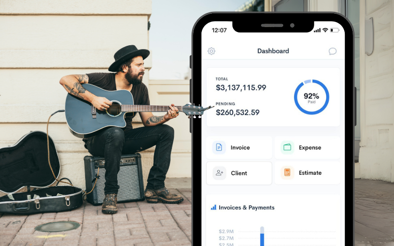 Musical Gigs Invoice App
