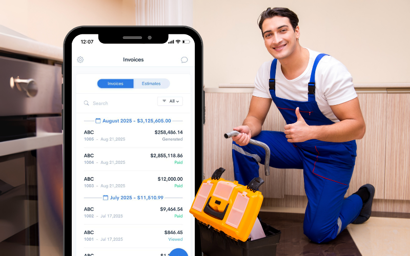 Plumbing Invoice App