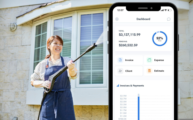Smarter Invoicing for Pressure Washing Professionals