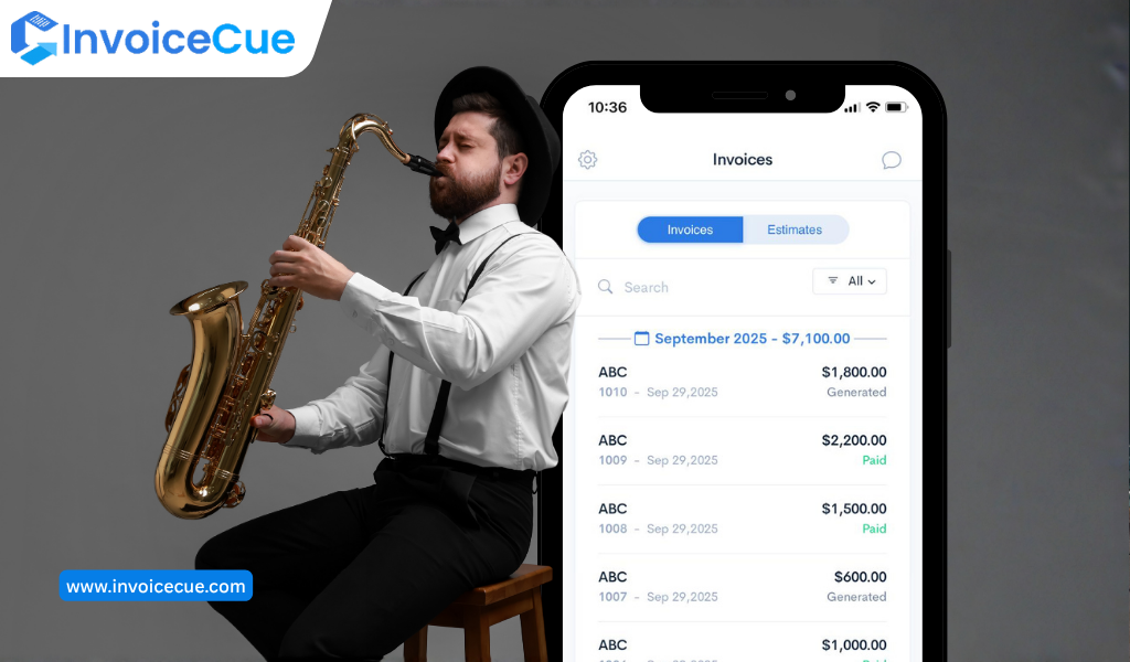 Musical Gigs Invoice App