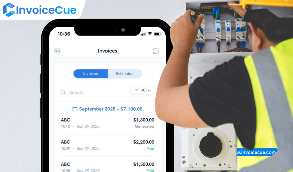 electrician invoicing software