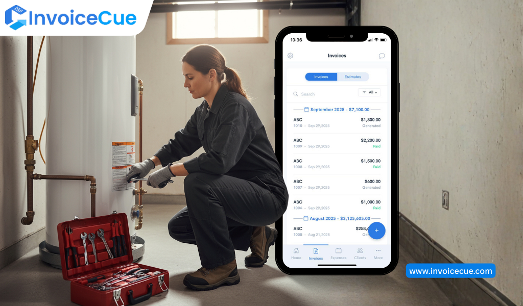 invoice app for plumbers