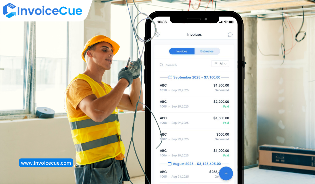 electrical invoice app