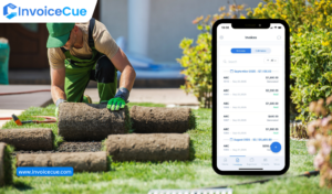 landscaping invoice app